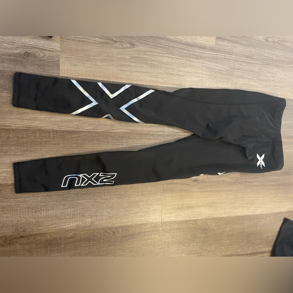 2x U graphic running tights